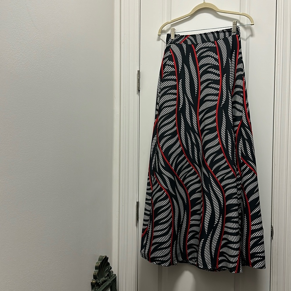 A-line long skirt
